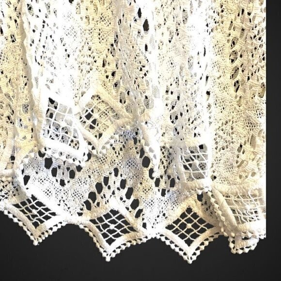 Temptation Positano White Crochet Corona Kaftan top, New without tag, Size xS - Picture 9 of 12